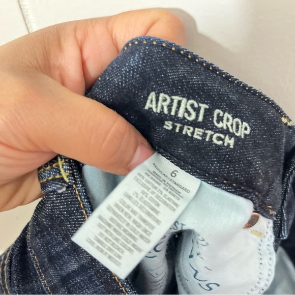 American Eagle Women's Artist Crop Jeans Size 6R - Picture 10 of 11
